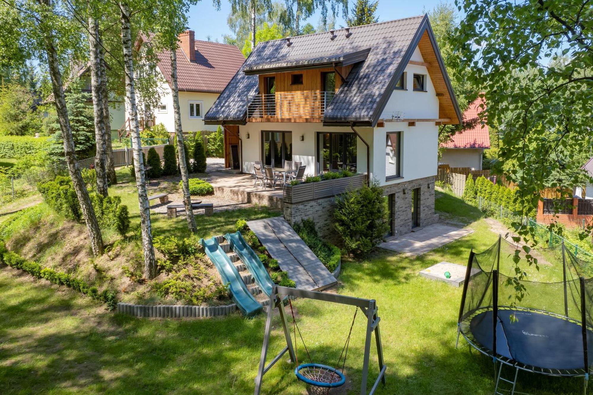 Mazursko - Komfortowe Domy 8 Osobowe Nad Jeziorem, Balia Lub Sauna Kretowiny Exterior foto