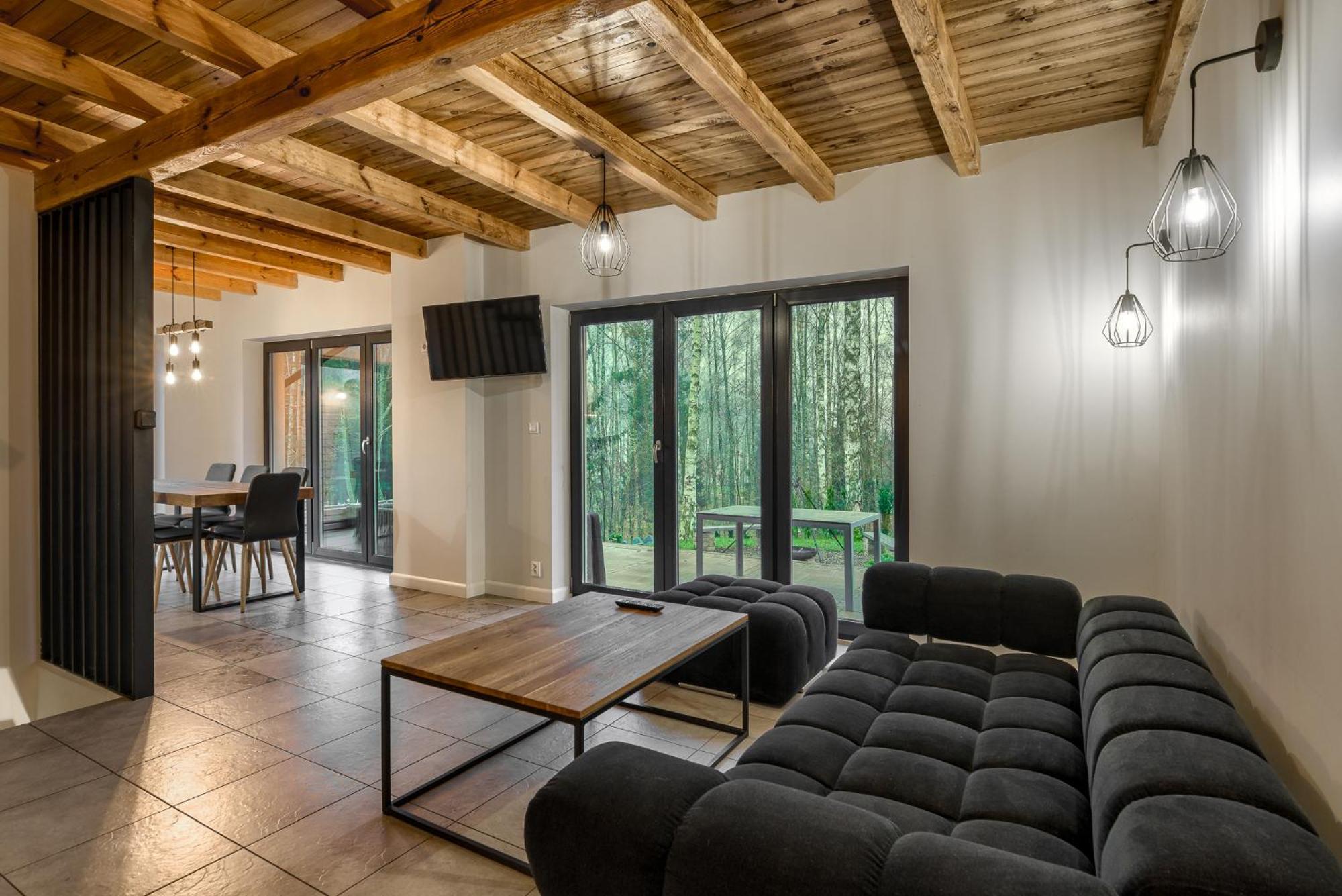 Mazursko - Komfortowe Domy 8 Osobowe Nad Jeziorem, Balia Lub Sauna Kretowiny Exterior foto