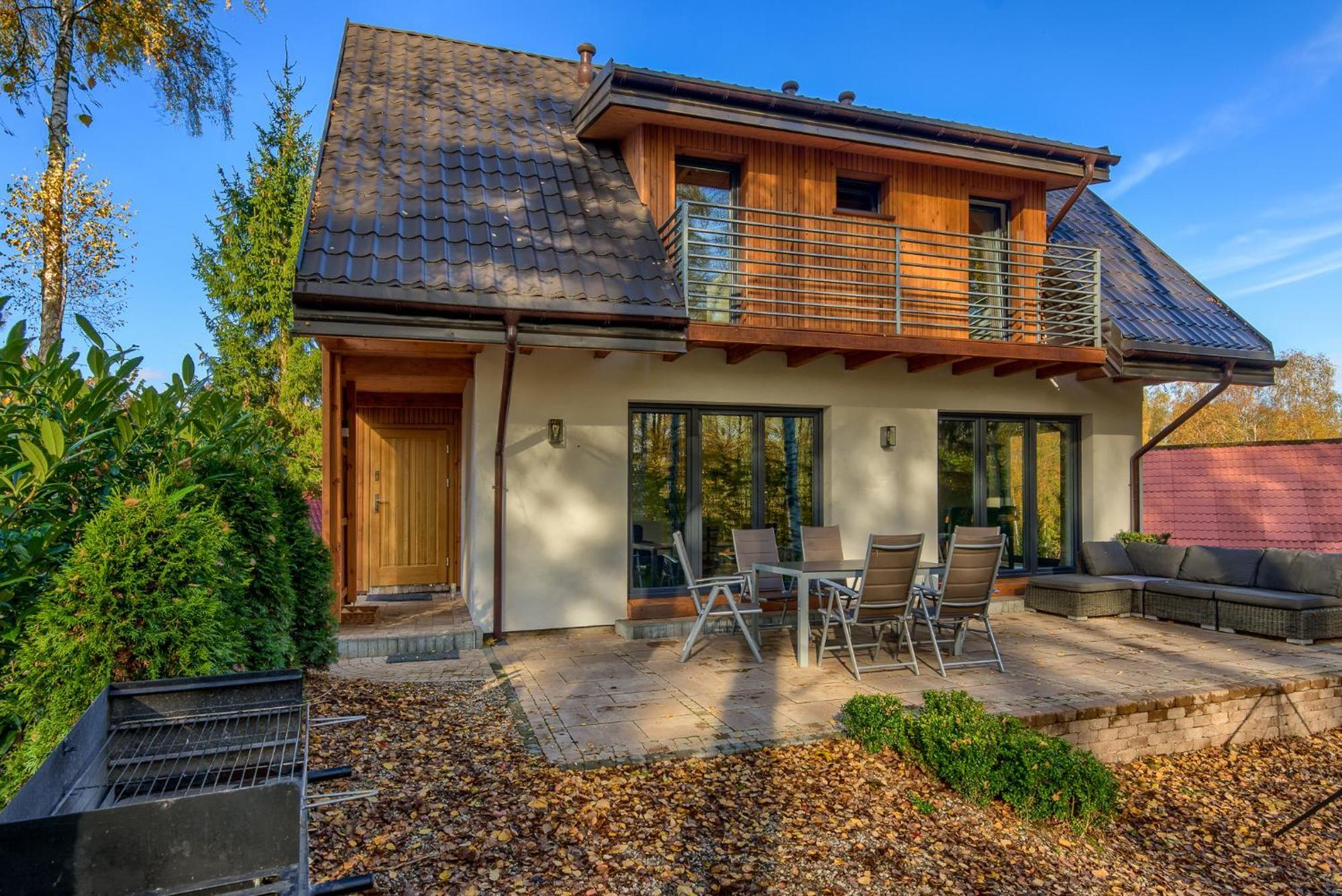 Mazursko - Komfortowe Domy 8 Osobowe Nad Jeziorem, Balia Lub Sauna Kretowiny Exterior foto