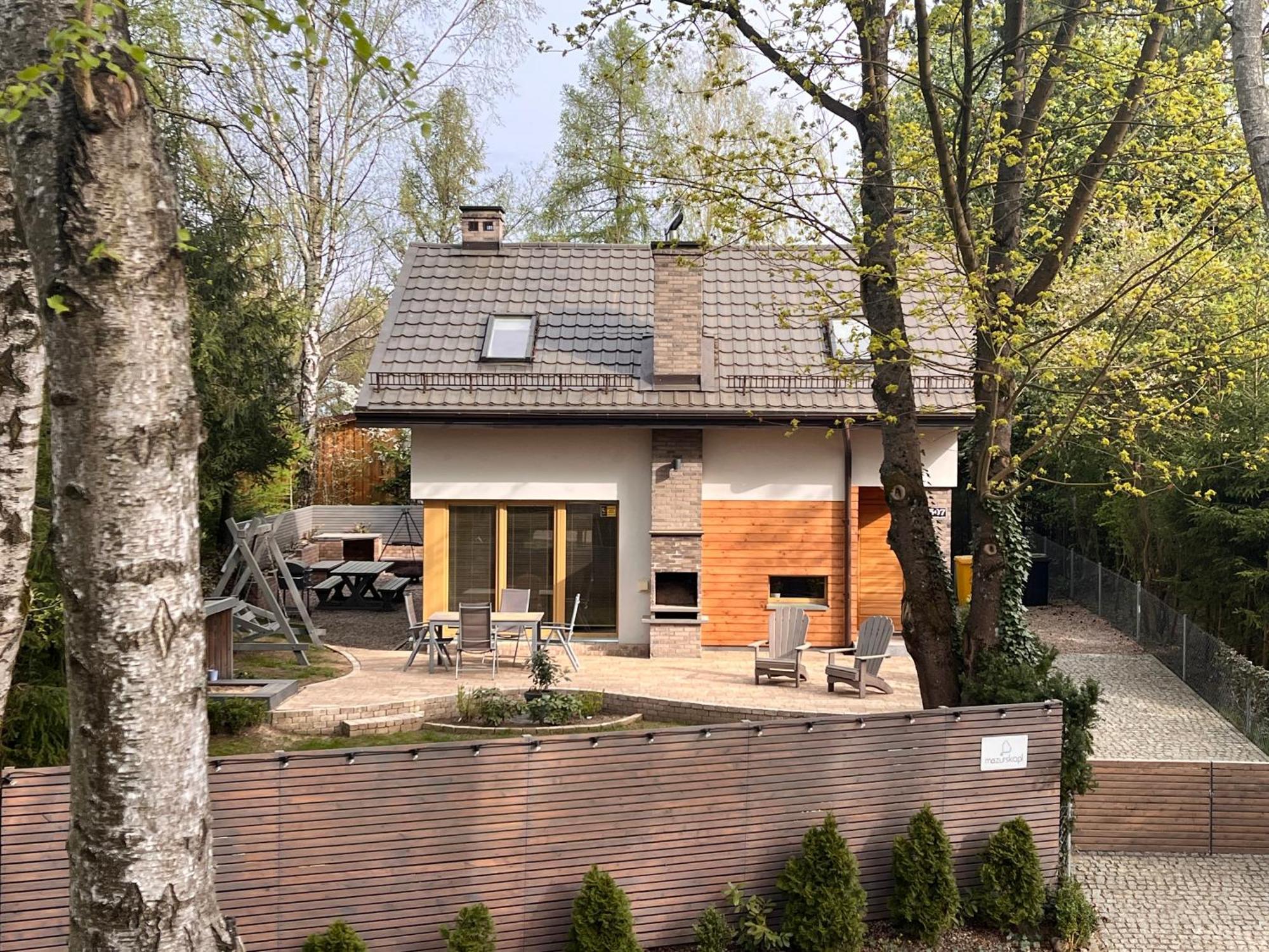 Mazursko - Komfortowe Domy 8 Osobowe Nad Jeziorem, Balia Lub Sauna Kretowiny Exterior foto